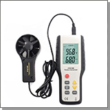Термоанемометр цифровой датчик скорости ветра HT-9819 - анемометр скорости воздуха